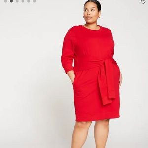 Universal Standard Misa Dress in Barbados Cherry
